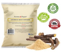 5lb Licorice Root Powder Raw Glycyrrhiza glabra 100% Premium Mulethi (Liquorice)