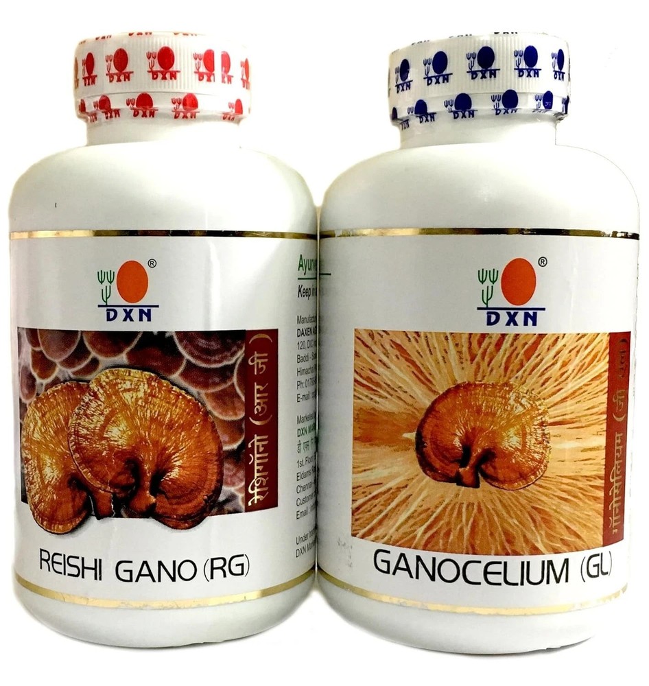 DXN Reishi Gano And Ganocelium Capsules – Rg Gl (360 + 360 Capsules) LONG EXPIRE