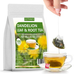 Premium Dandelion Leaf & Root Tea,100 Tea Bags/7.06Oz,For Liver & Kidney Health,