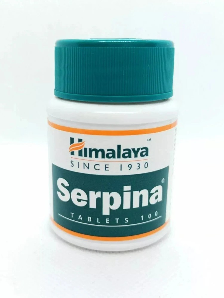 Serpina Himalaya 100 Tablets Support Moderate Hypertension Blood pressure