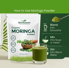 Premium Herbal Moringa Powder – Freshly Harvested