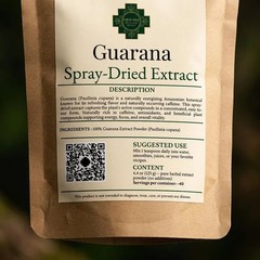 Guarana Powder Amazon Peru Traditional Energy Botanical Vegan