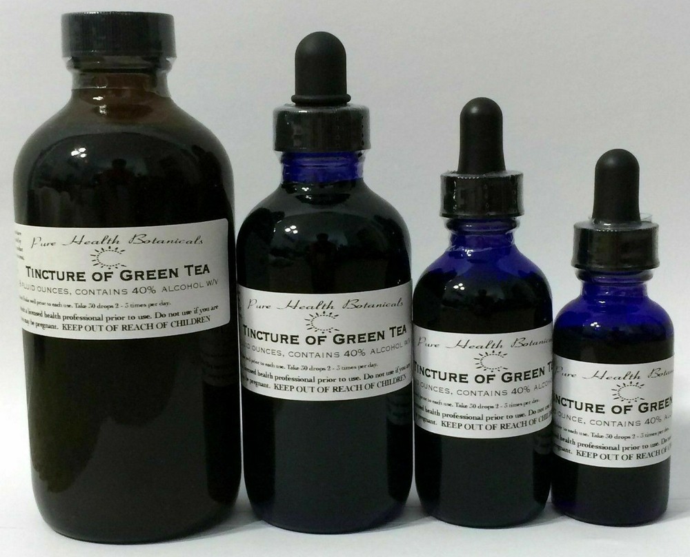 Green Tea Tincture, Extract, Highest Quality, Cognitive Support, Weight Loss