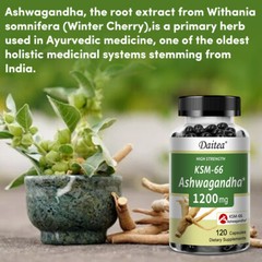 KSM-66 Ashwagandha Capsules | High Strength | Anxiety | Mood | Stress Reduction
