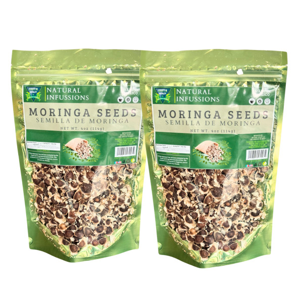 Moringa Semilla 4oz (114g) – Raw, Whole Moringa Oleifera Semilla |350+ Seeds