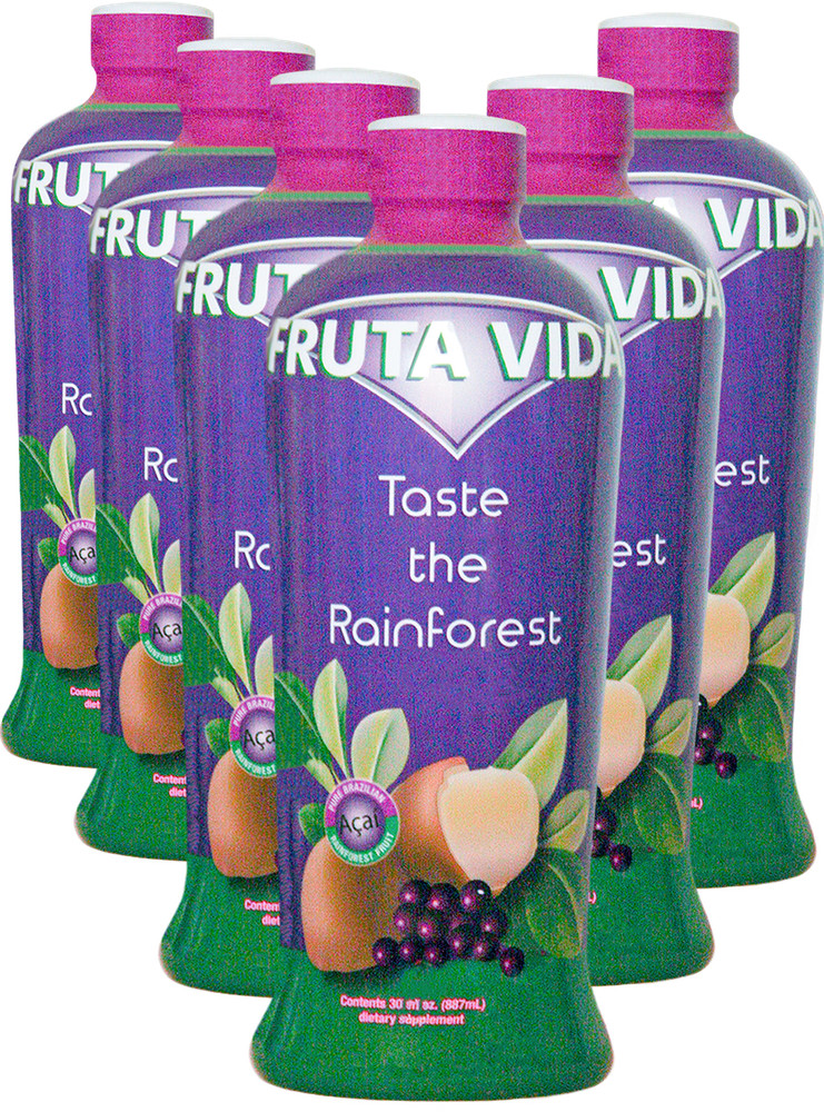 Fruta Vida – 30 oz (Acai, Yerba Mate, Cupuacu) 6 Bottles