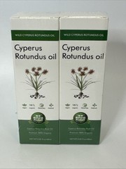 2x- Natural Cyperus Rotundus Root Oil 60ml Vegan Organic Exp 03/2027