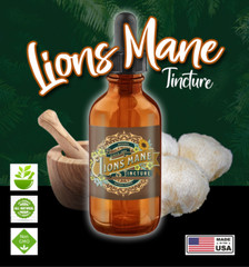 Lions Mane Mushroom Extract Tincture EASY Liquid Herbal Drops USA!