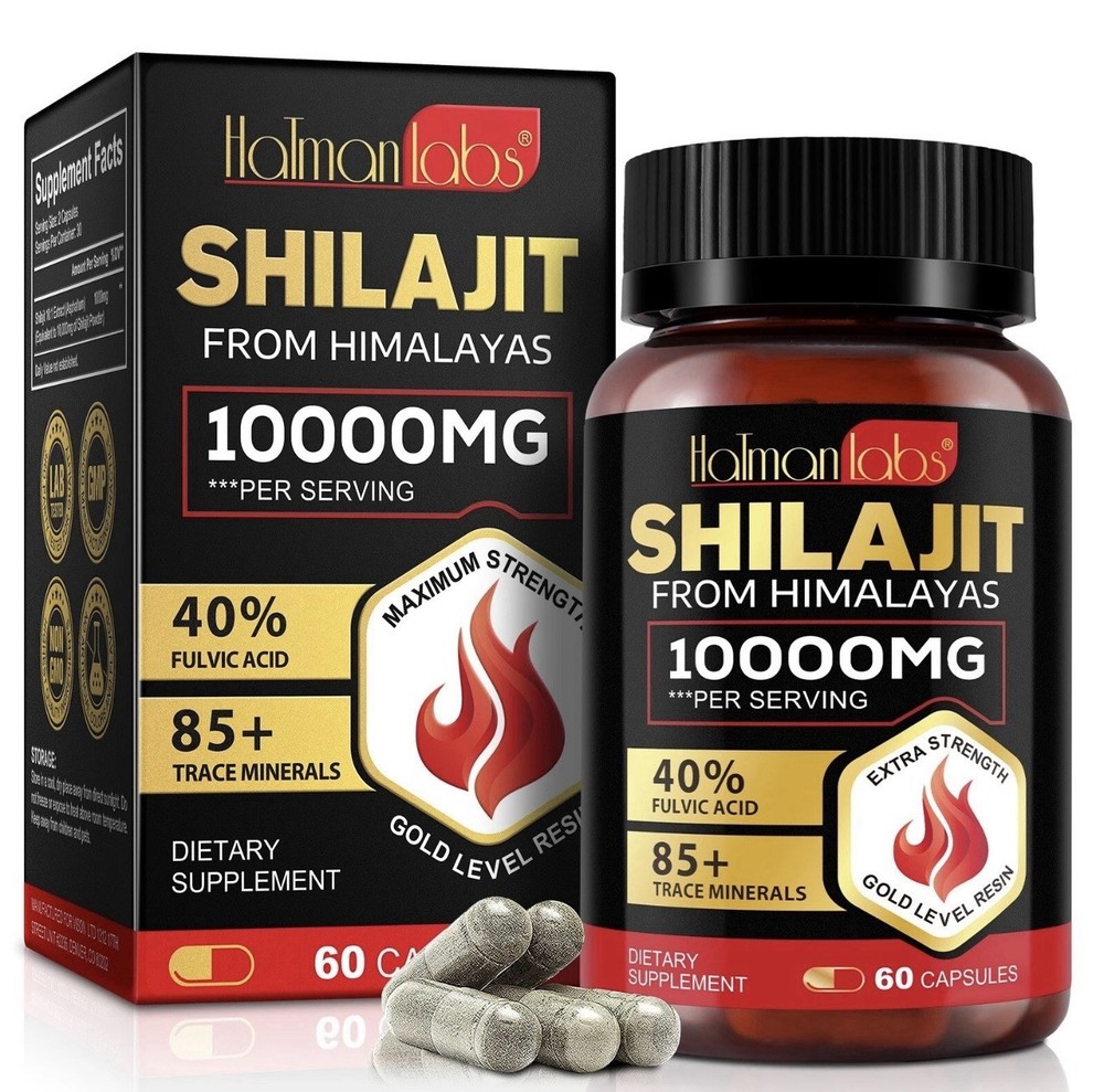 4Pack Pure Himalayan Shilajit, Soft Resin, Organic Extremely Potent, Fulvic Acid