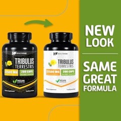 Tribulus Terrestris Extract 32,500mg | 200 Veg Capsules | Maximum Strength