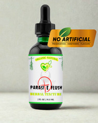 Parasite Flush Tincture Organic Liquid Herbal Drops Detox 2 FL OZ Concentrated