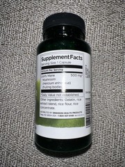 SWANSON Lions Mane Mushroom Supplement 500mg 60 Capsules Memory & Brain 04/2027