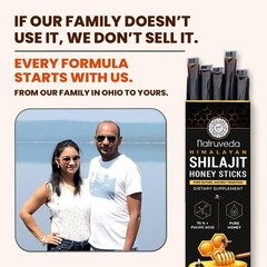 Pure Himalayan Shilajit Honey Sticks with Raw Organic Honey Fulvic Acid