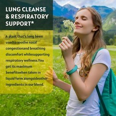 GORNVB 2 Pack Mullein Drops for Lungs – Lungs Cleanse and Respiratory Support…