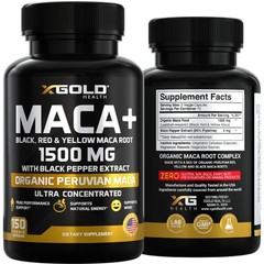 Organic Maca Root 1500mg – Boost Energy & Libido, 150 Capsules, Natural Suppleme
