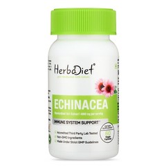 Echinacea Root Extract Capsules Powerful Herbal Immunity Support Antioxidant