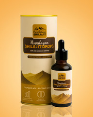 Sun Dried Himalayan Shilajit Drops 50 ML Lab Tested Pure Gold Grade Shilajit