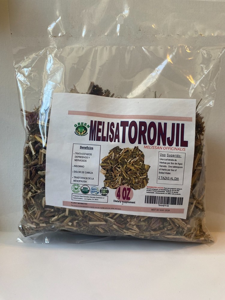 Toronjil (Melissa) Herb 4oz for Calming and Digestive Support