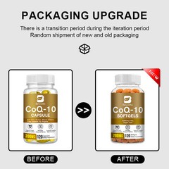 CoQ-10 CoEnzyme Q-10 200mg Support Heart Health,High Potency 120 Capsules