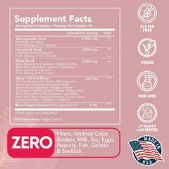 15-in-1 Ashwagandha 5000mg Mood & Thyroid Health Support Supplement | 60Capsules