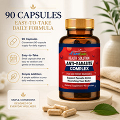 Parasite Cleanse & Detox Intestinal Herbal Dietary Capsule Pills Digestion 190cp