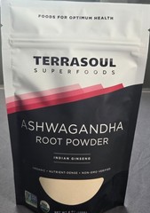 Terrasoul Superfoods Organic Ashwagandha Root Powder 6oz Organic Non GMO
