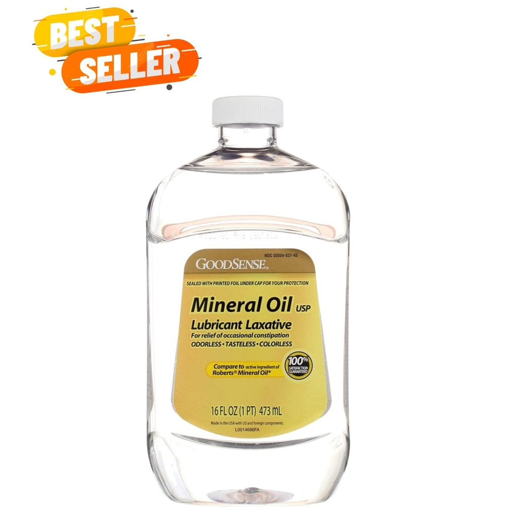 Mineral Oil Lubricant Laxative, 16 FL OZ Pack of 1