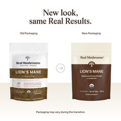 Real Mushrooms Lion’s Mane Supplement Powder – Organic 5.29 Ounce (Pack of 1)