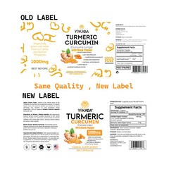 500 Capsules Turmeric Curcumin 5000mg Herbal Extract with BioPerine by YOKABA