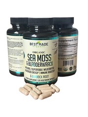 Irish Sea Moss and Bladderwrack, Burdock root Cinnamon Herbal Capsules 100 Count