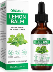 Lemon Balm Extract-Alcohol-Free, Natural Organic Lemon Balm Tincture Liquid for