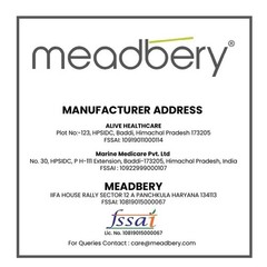 Meadbery Liver Detox, Milk Thistle 600mg, 180 Tablets t840