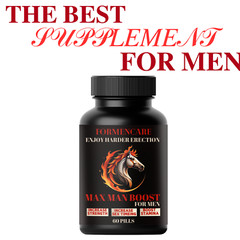 NEW . 60 Powerful Capsules . Works In 10 Minutes. Herbal Supplement for Men