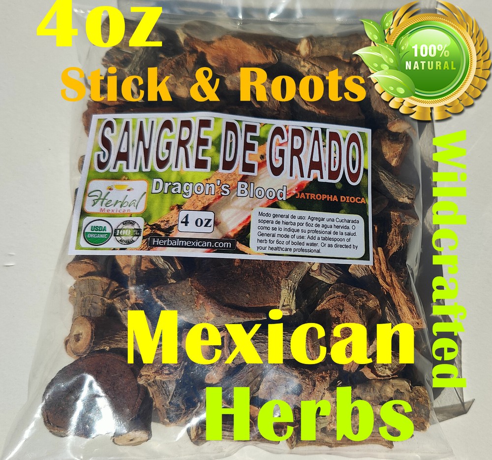 Sangre de grado sangre de drago sangregada Dragon’s blood Mexican Herbs 4oz