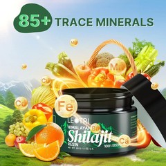 Pure Himalayan Shilajit Resin Organic: Authentic Fulvic Acid with Trace Minerals