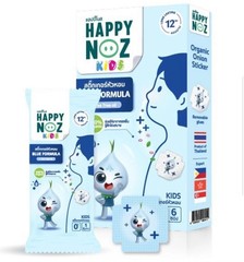 Happy noz Onion Essential Oil Sticker Organic Stuffy Nose (6PCS/Box × 3)
