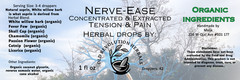 Nerve Ease Tincture Extract Concentrate | Organic Willow Bark Pain Relief Drops