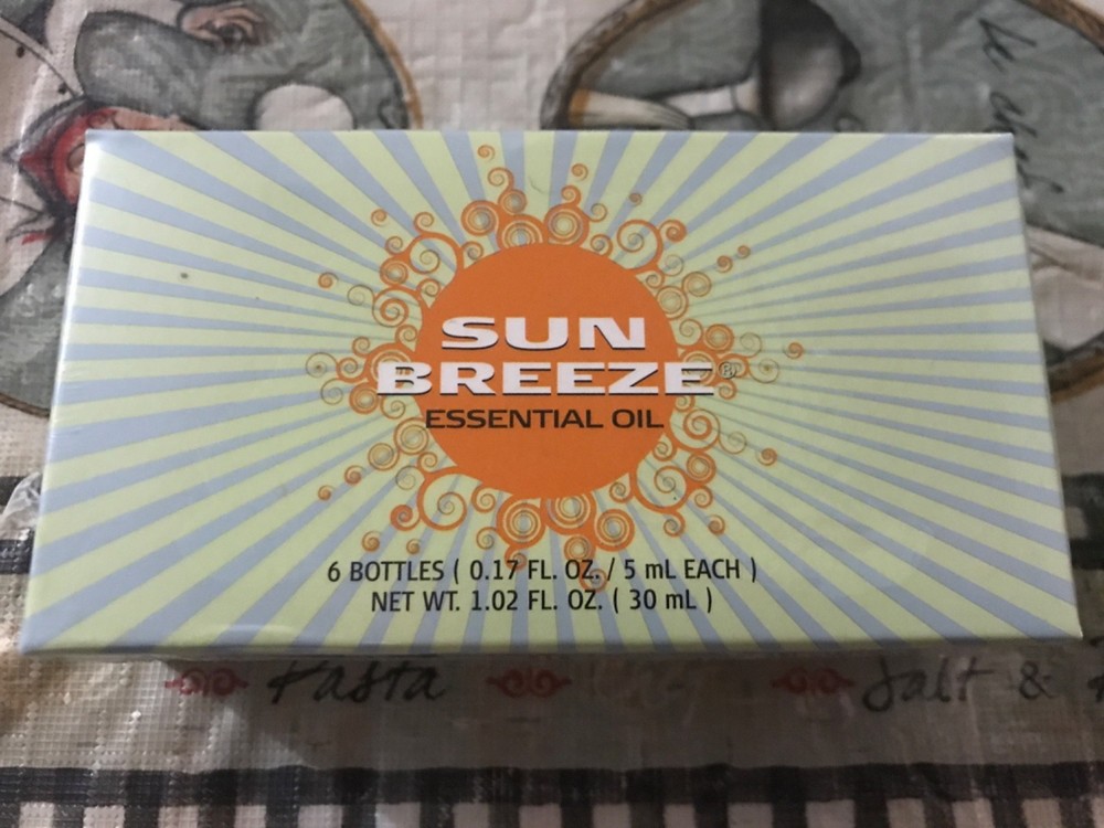 6 Bottles Sunrider Sunbreeze Essential Oil Pain Relief Muscle Ache Menthol Herb