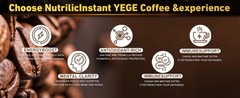 Mushroom Coffee, Instant Mushroom Coffee with Cordyceps, Reishi, King Trumpet,