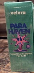 Velvra Para Haven Kids Intestinal Parasite Support + Para Binder + New