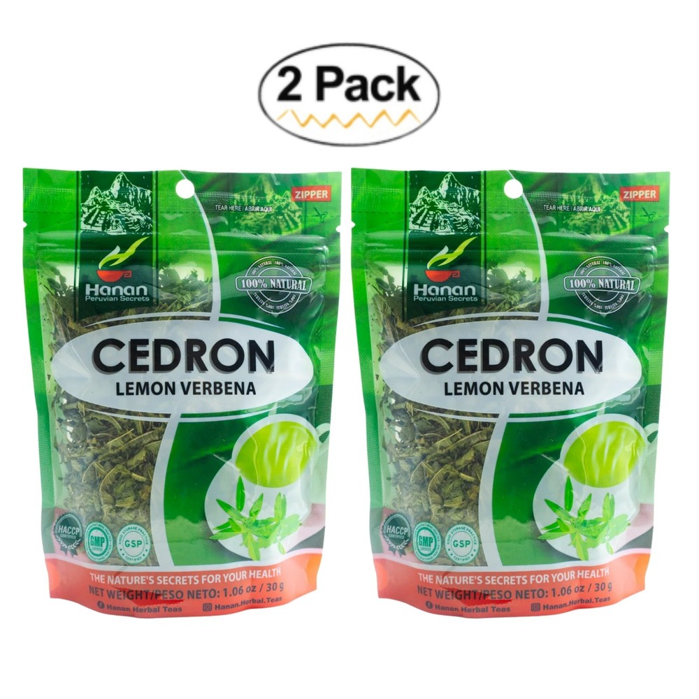 Lemon Verbena (Cedron) Loose Herbs – Herbal Tea All-Natural Beebrush from Peru