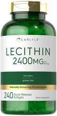 Lecithin 2400mg | 240 Softgels | Phospholipid Supplement | Non-GMO | by Carlyle