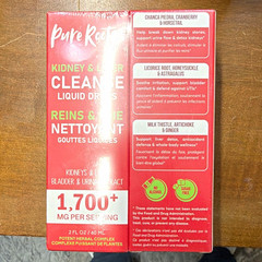 Pure Rootss Kidney & Liver Support Liquid Drops 2 fl oz Sugar Free No Alcohol