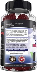 BioSchwartz Elderberry Gummies with Zinc and 60 Count (Pack of 1), Berry