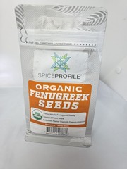 ORGANIC FENUGREEK SEEDS 4 Oz. Exp.10/26