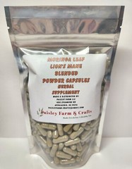 Blended Moringa Leaf/Lion’s Mane Powder Capsules – 300 Pk
