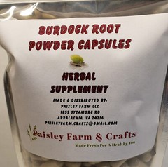 Burdock Root Capsules 300 Ct – Made Fresh On Demand!