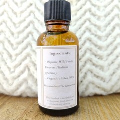 Organic Cleavers Extract Fresh Cleavers tincture, Wildcrafted 1 oz, lymph herb