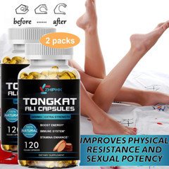 Testosterone Booster Increase Energy Male Drive Men’s Capsule Pills 120ct, 2pk