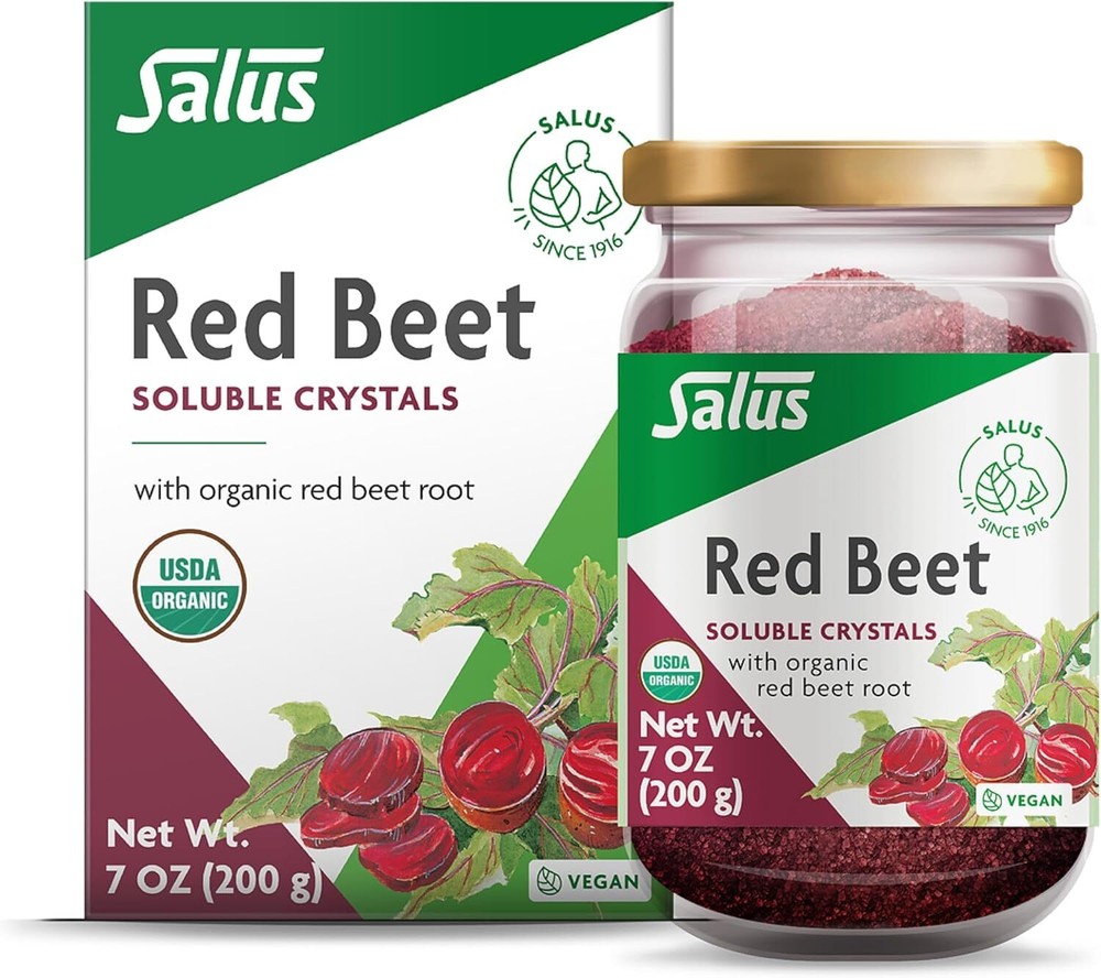 Salus Red Beet Crystals – Organic Nutritional Mix-In Beet Juice Drink Superfood